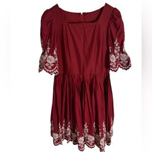 Handmade embroidered dress